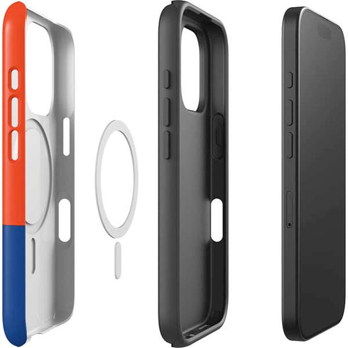 Boise State University Broncos Checkered iPhone 16 Pro Magsafe Impact Case